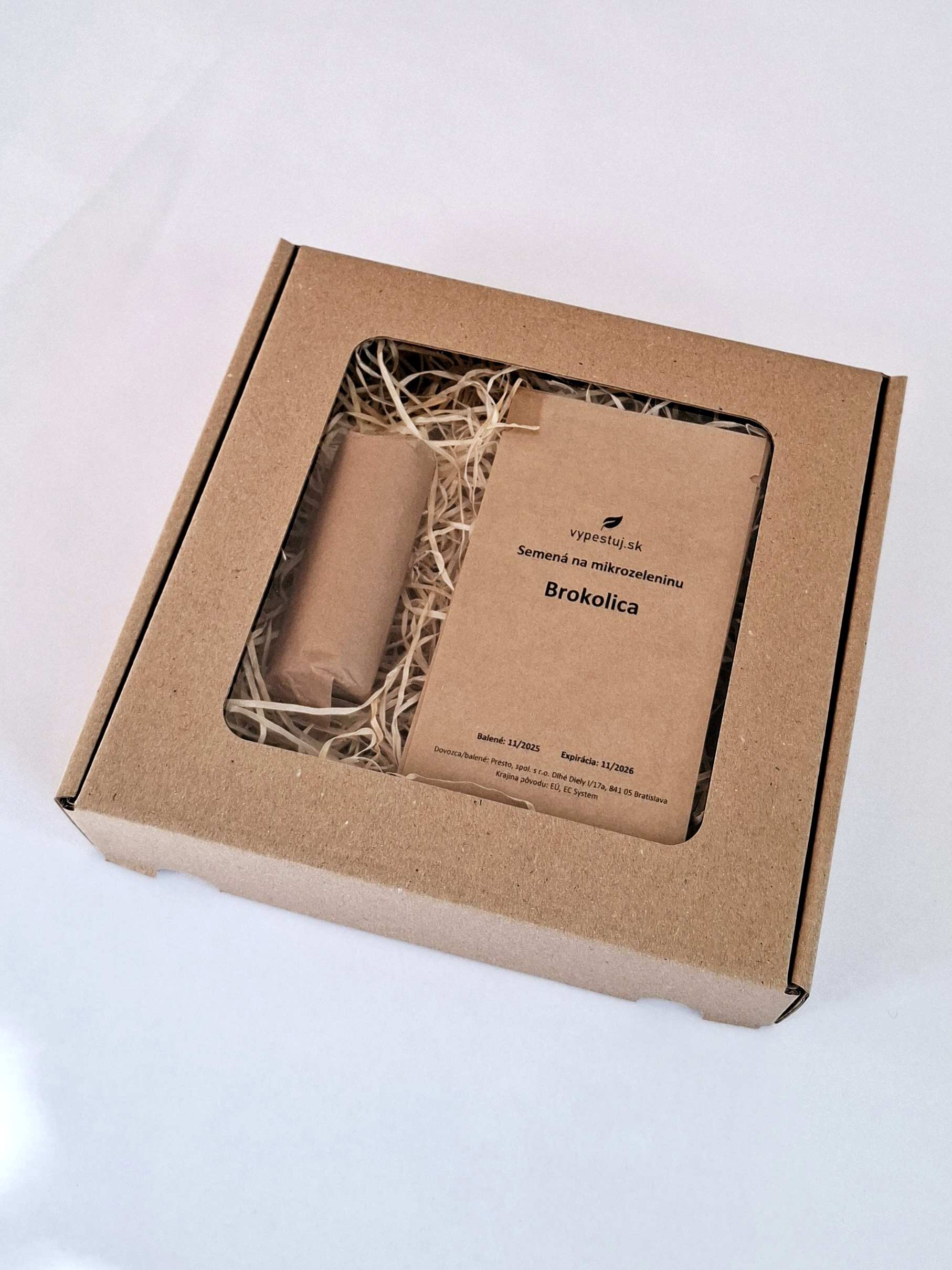 Darčekové balenie - microgreens starter kit mini - 5 druhov s kokosovými tabletami